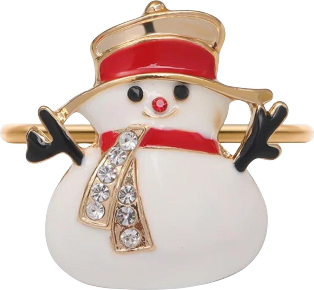 Schneemann Servietten-/Schalring