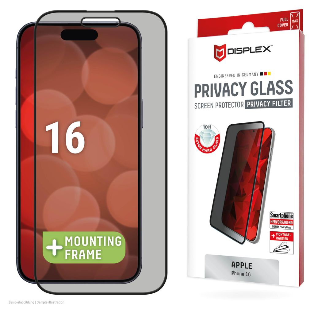 Displex 02016, Apple, iPhone 16, Aplikacja na sucho, Zdjęcie produktu 