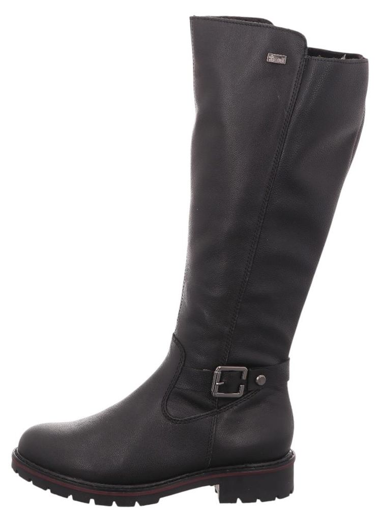 Bottes femme Rieker, doublées, bottes montantes, noires, Image du produit 
