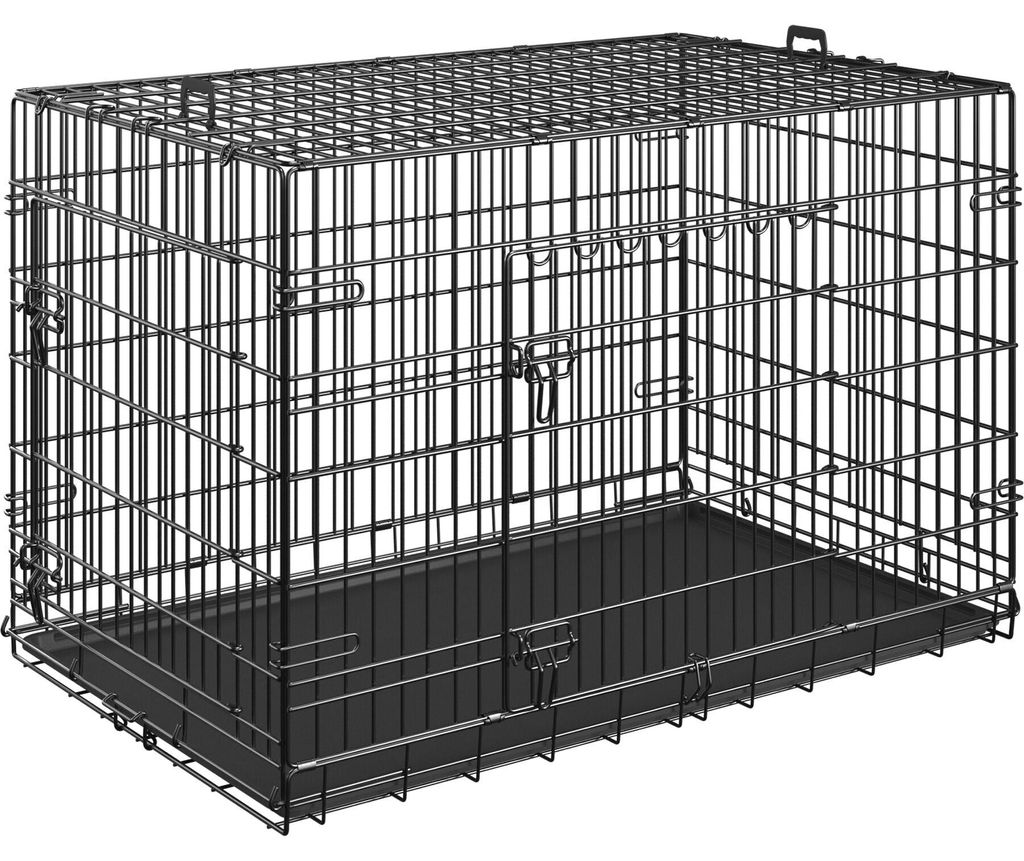 tectake® Hundekäfig-Gitterbox Luna klappbar, mit 2 Produktbild 