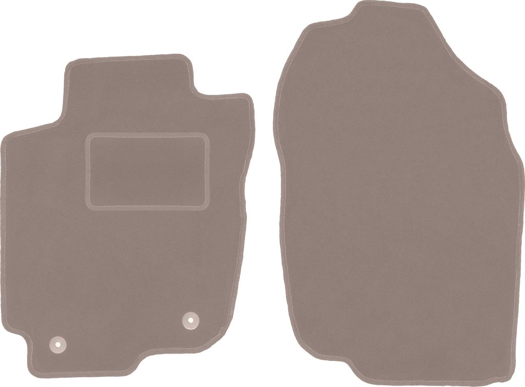 Autoteppiche vorne für: Toyota Rav4 Iv Suv (kein Hybrid) (2013-2019) Beige
