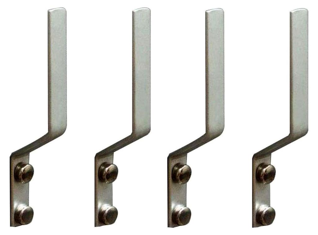 Aluminium-Schuhhaken zur Wandmontage, Schuhregal, Organizer für die Tür, 4 Stück