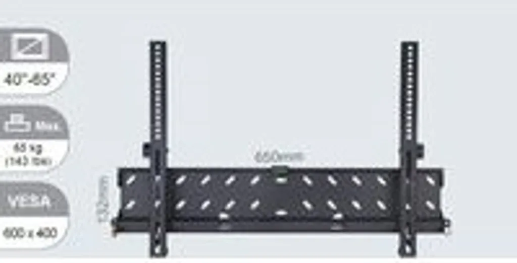Support projecteur mural Vivolink VLMW4065T noir pour salle réunion