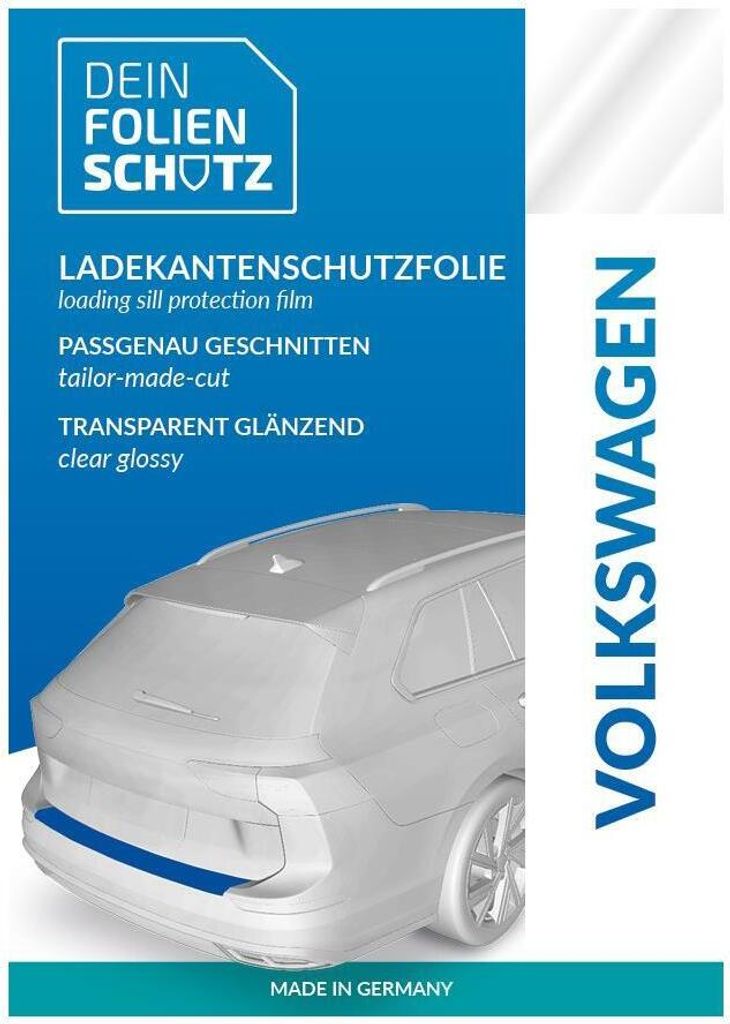 DEIN FOLIENSCHUTZ Ladekantenschutzfolie VW T5 transparent glänzend