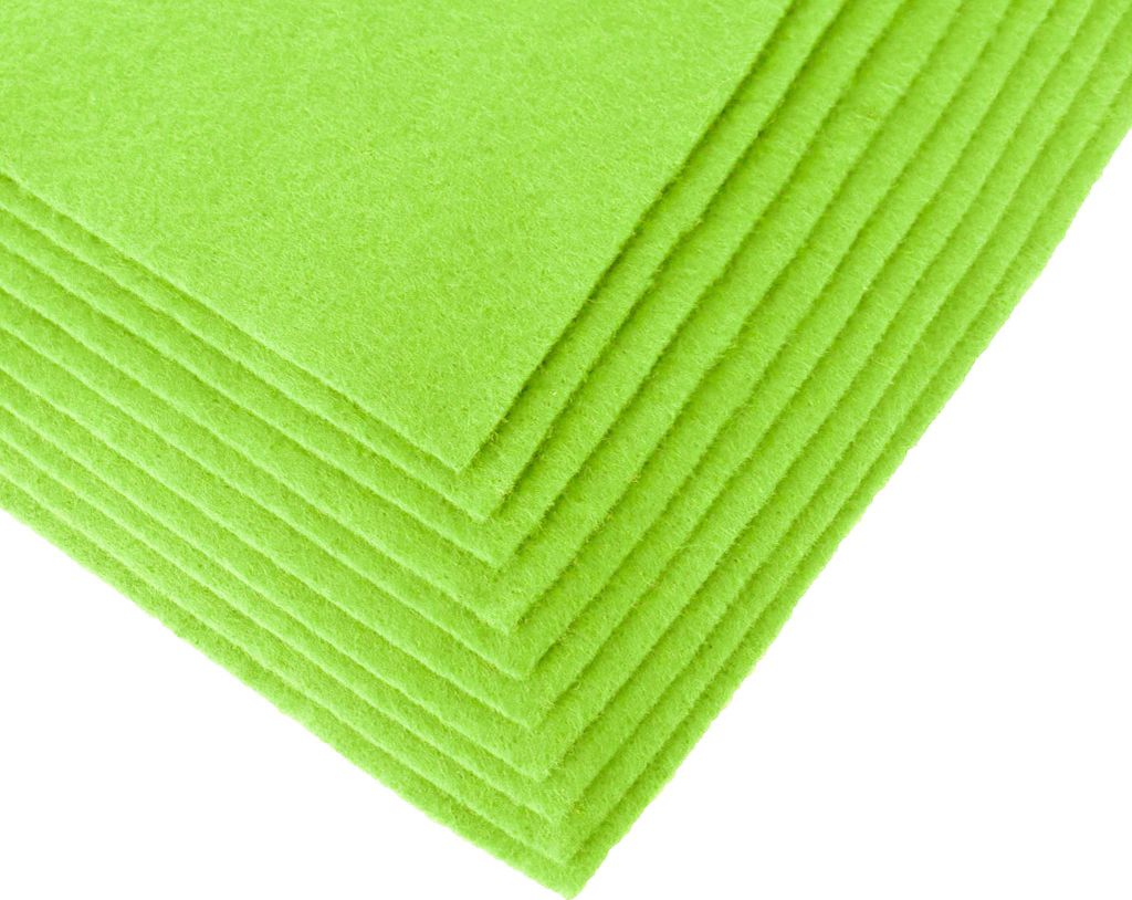 Bastelfilz Bögen 10er-Pack flex Filz A4, Stärke 1,5-2mm, Filzplatte, 50 Farben