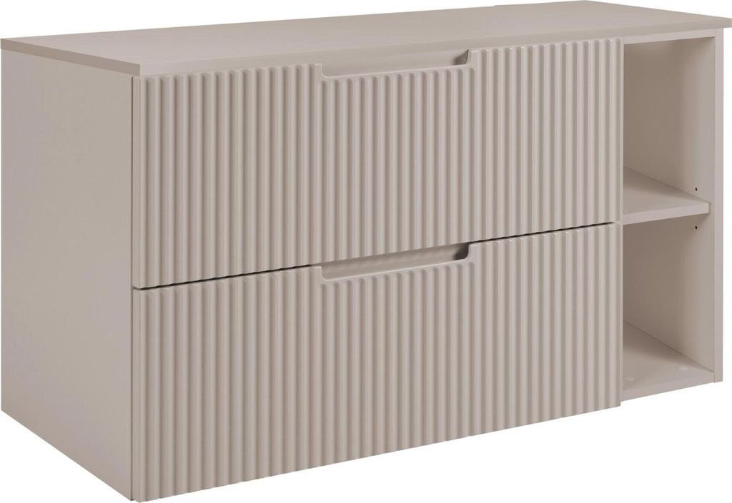 RODAN | Skriňa pod umývadlo - Béžová - 100 cm - 2 Zásuvky s Obrázok produktu 