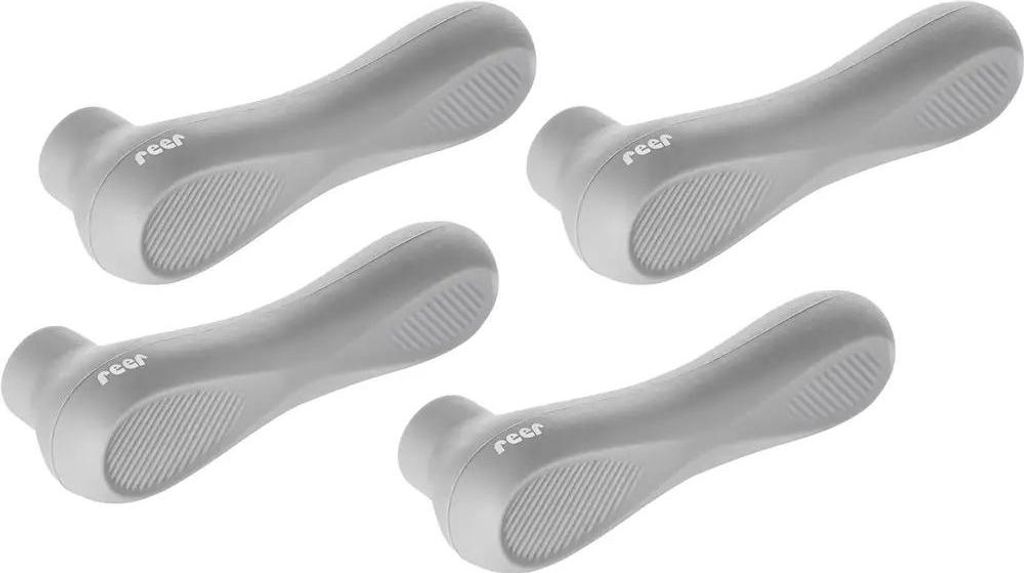 reer Türgriffschutz HandleGuard Silikon grau 4 Stück Produktbild 