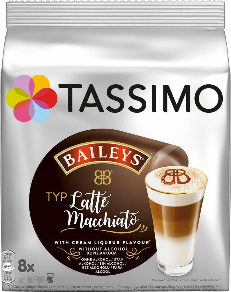 Tassimo Kapsule Typ Latte Macchiato Bailey's | 8 kávových Obrázok produktu 