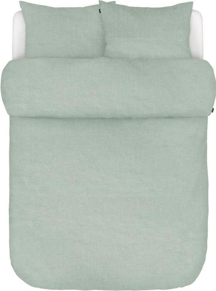 Marc O' Polo Leinen-Kissenbezug einzeln Valka Farbe Smoke green Größe 40x40