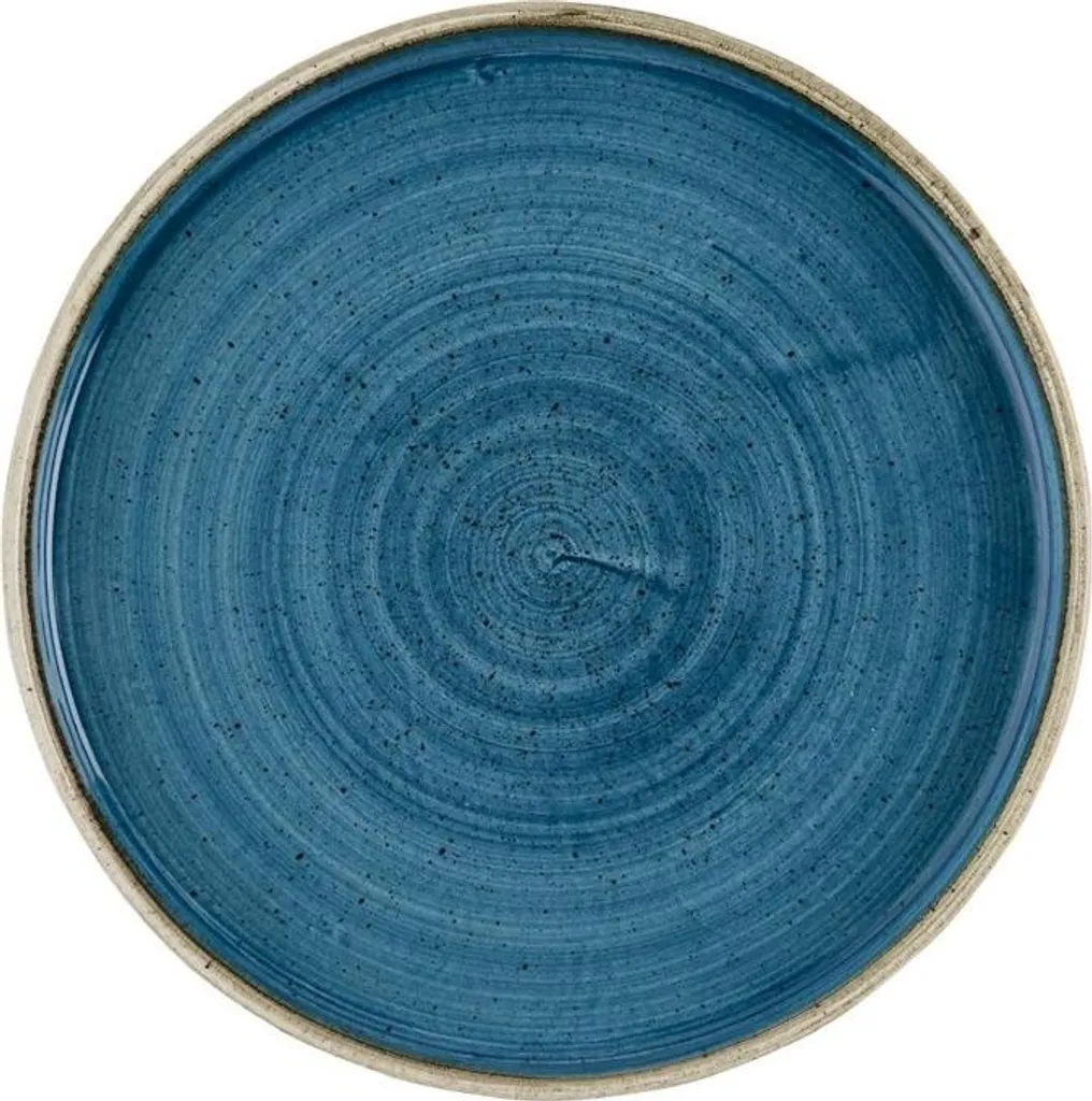 Assiettes anti-ébréchure Churchill Stonecast Java Blue 21 cm durables