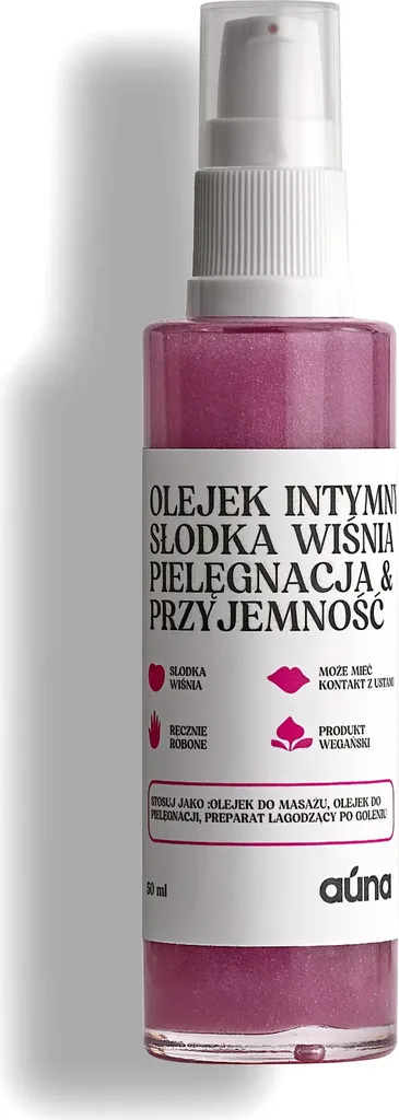 Huile intime pour massage de couple cerise douce, cadeau Saint-Valentin