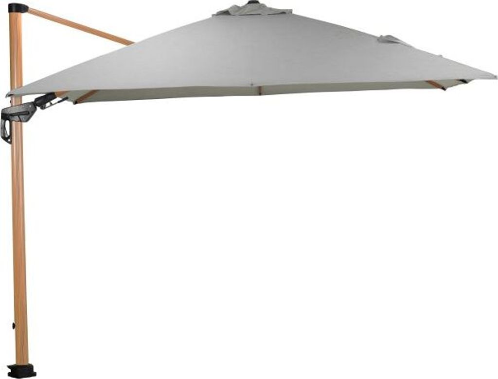 Garden Impressions Hawaii Deluxe Sonnenschirm - 300x300cm - light teaklook - royal sand