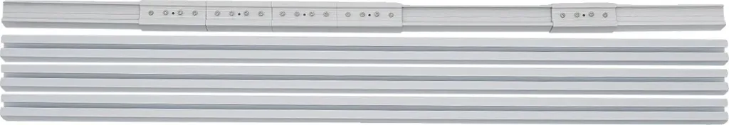Rail de rideau motorisé pour Baie Vitrée - Confort Smart-Home en Blanc