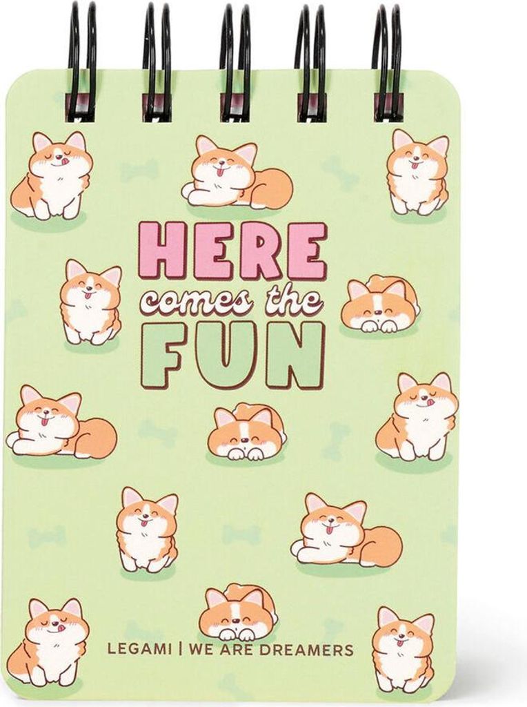 Legami Spiral Notebook Corgi 0 0 STK