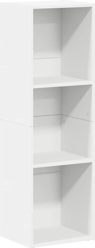 vidaXL Bibliothèque/armoire TV blanc 36x30x114 cm Bois Image du produit 