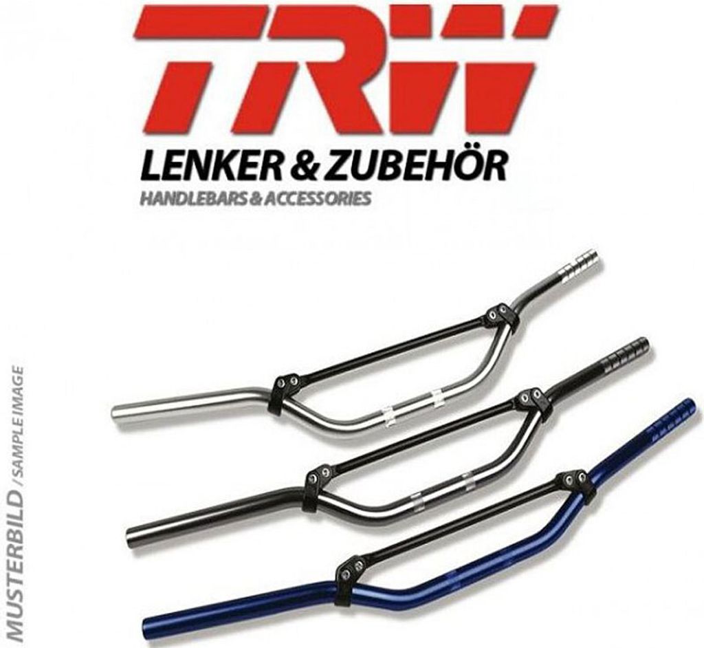 TRW Alulenker Moto Cross mittelhoch titan 22mm TRW/LUCAS mit ABE