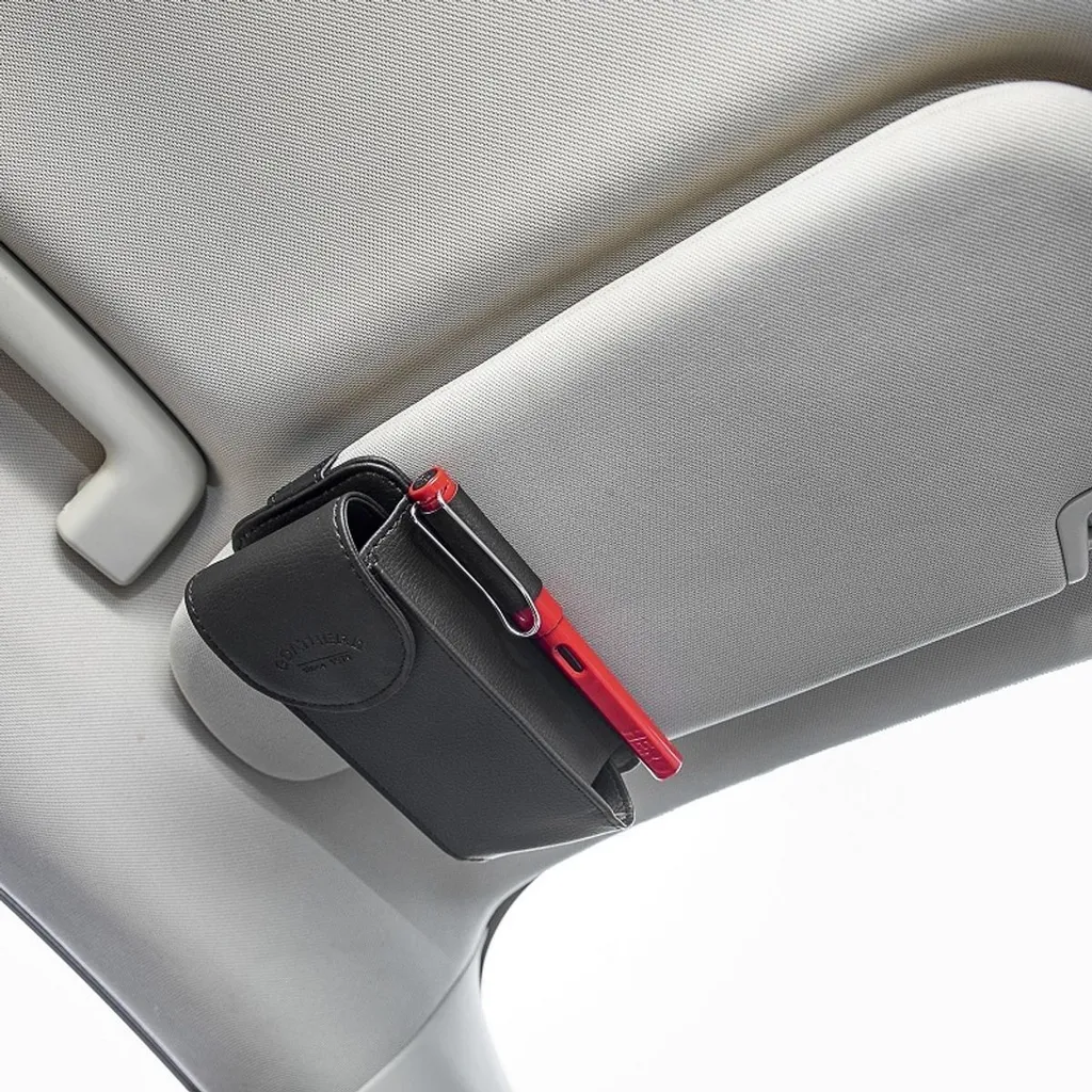 Supporto Occhiali Auto Nero Universale: Porta Occhiali Visiera Clip
