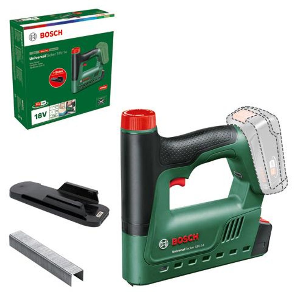 Akku-Tacker UniversalTacker 18V-14 mit 1000 Klammern und Produktbild 