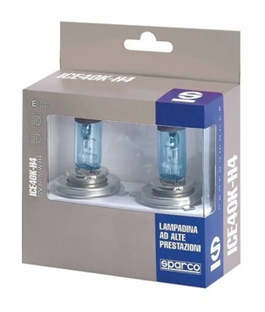 Ricambio Sparco H4 12V 4000K 02061ICEK4002 | Alogena High Performance