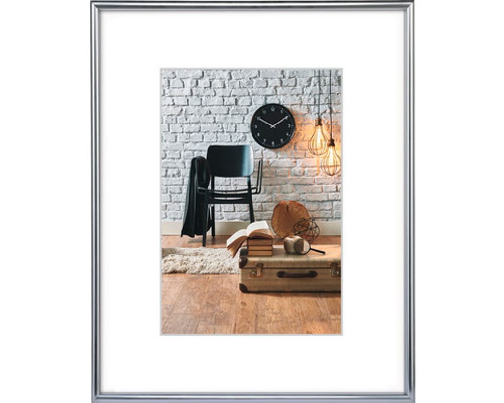 Hama Plastic Frame "Sevilla", Silver Matt, 18 x 24 cm, 252 mm, 190 mm, 17 mm, 364 g
