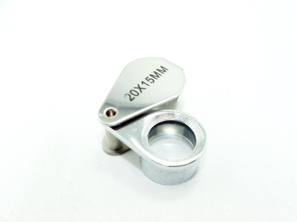 Faltbare Metalllupe 15 mm