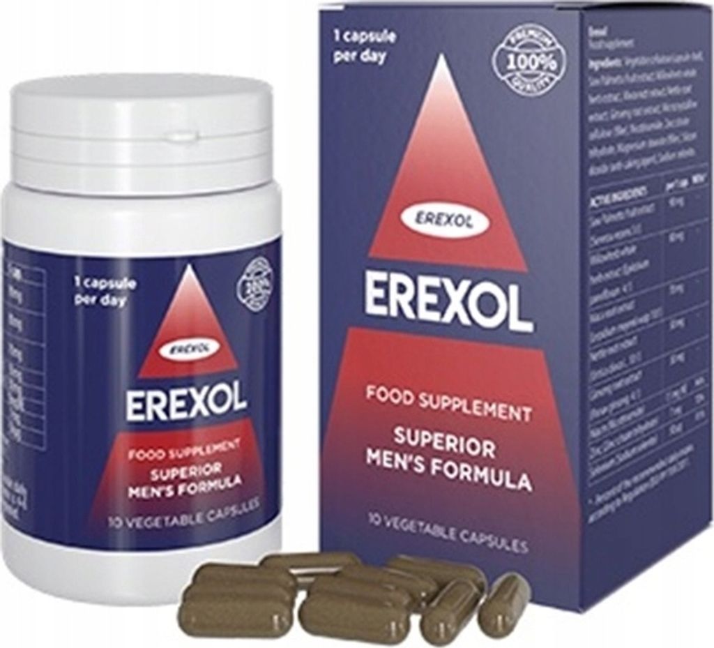 Erexol complément alimentaire pour homme 10 pcs | Image du produit 