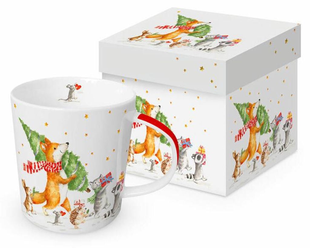 Tasse aus Porzellan Let´s get it started - Tiere auf Produktbild 