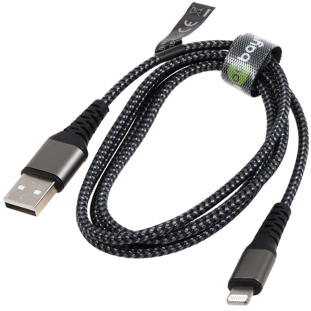 Goobay 49268, 1 m, USB A, Lightning, Männlich, Männlich, Produktbild 
