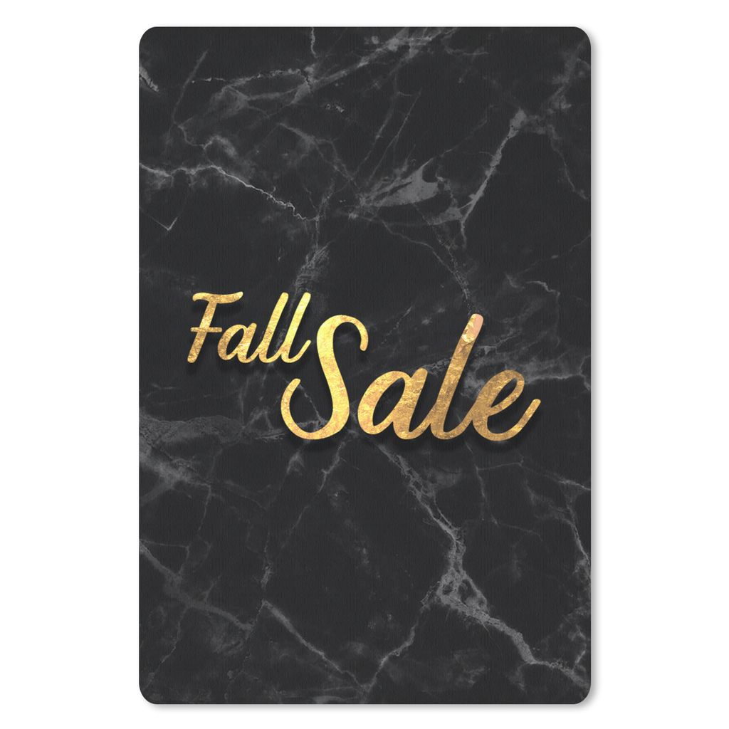 MuchoWow Mauspad Mousepad Verkauf - Herbst - Gold - Marmor 40x60 cm - Mousepads - Maus Mat - Pad - Mausunterlage - Schreibtisch Accesoire