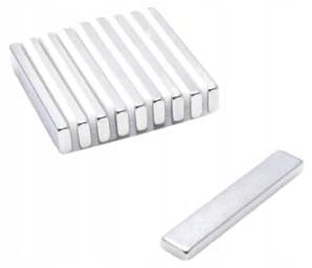 Top Magnesy - 50 Stück Neodym Magnete 40x7x3 mm N38 - extra starke Haftmagnete für Montage, Werkstatt & Industrie