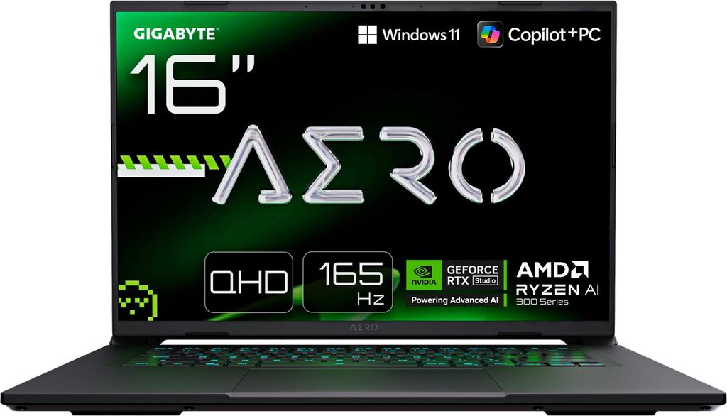 Gigabyte AERO X16 2WHA3DEC65AP - AMD Ryzen AI 9 HX 370 - Produktbild 