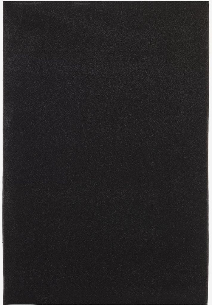 Moderner schwarzer Frisée-Teppich für Wohnzimmer Milano unit NER101