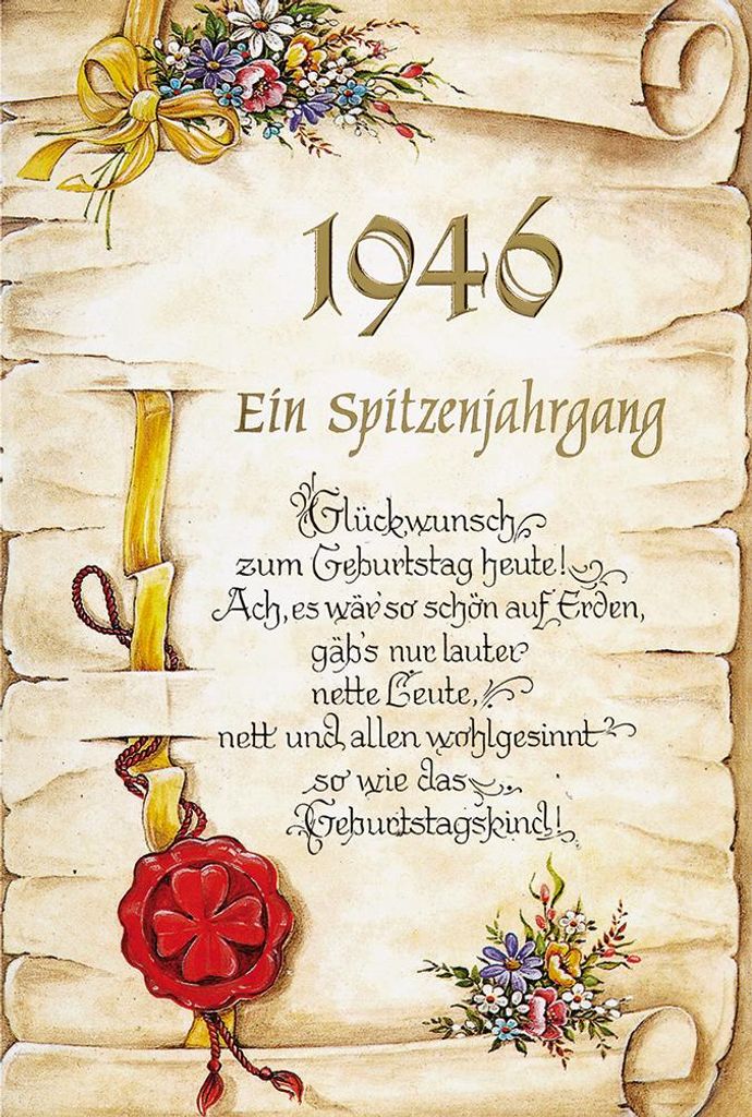 Geb Zahl 1946 Innentext