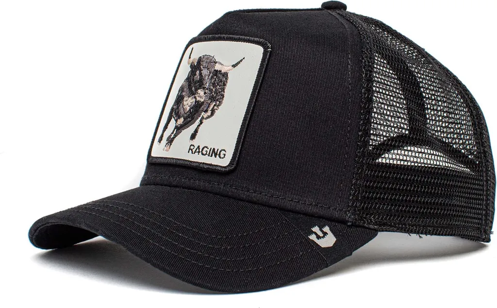 Casquette trucker américaine pour homme et femme visière courbée Rager