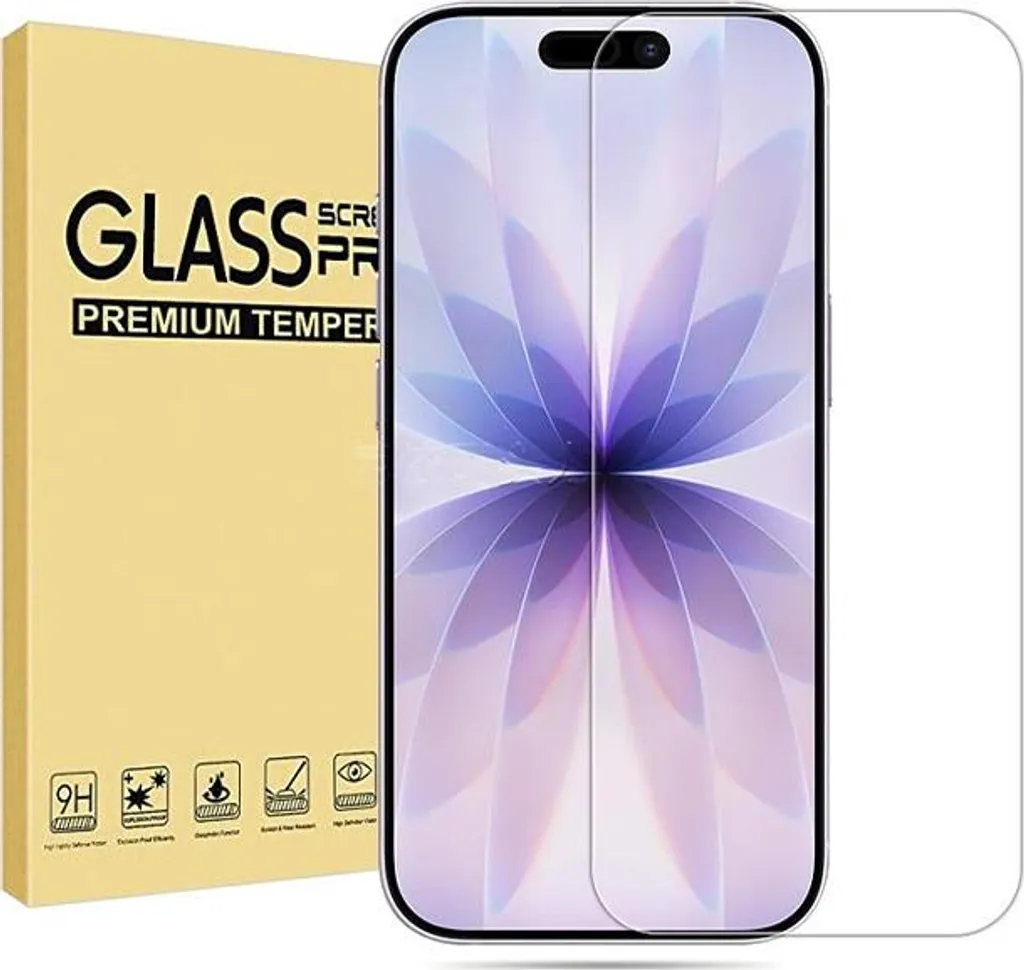 INF Pellicola Protettiva in Vetro Alluminio Trasparente per iPhone 17 - 3 Pezzi