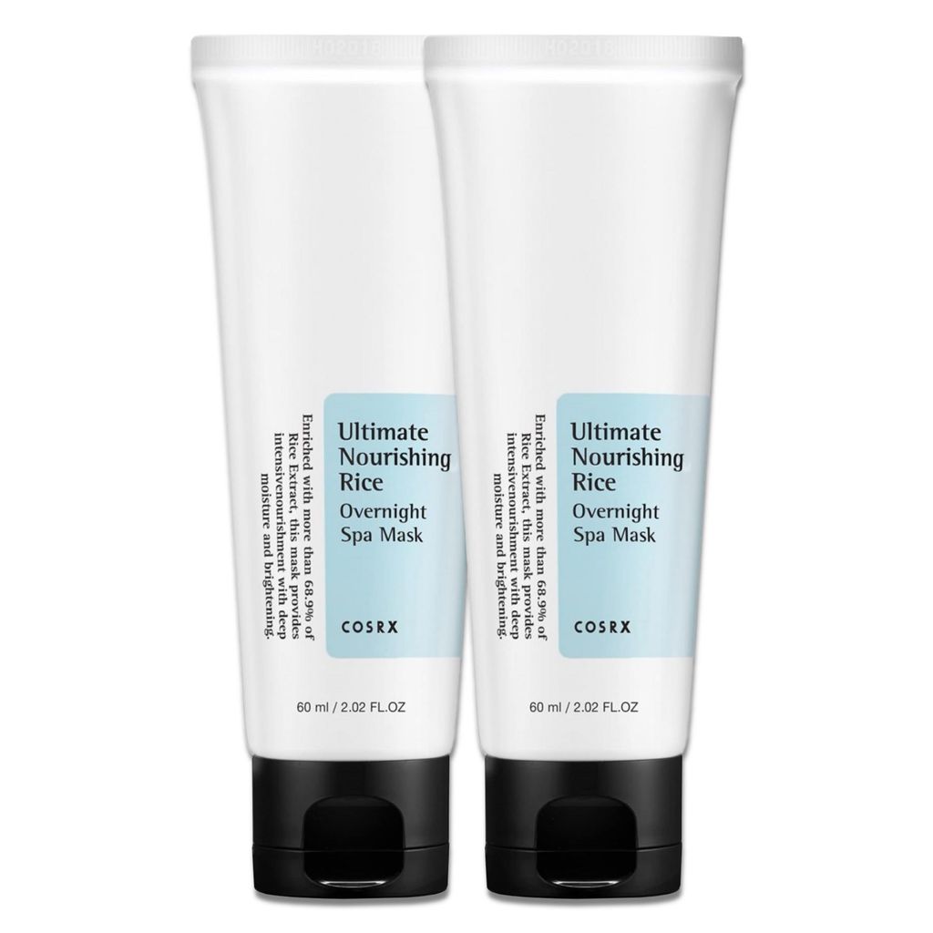 Gesichtsmaske Feuchtigkeitscreme COSRX Ultimate Nourishing Rice Spa Mask, 2x 60ml