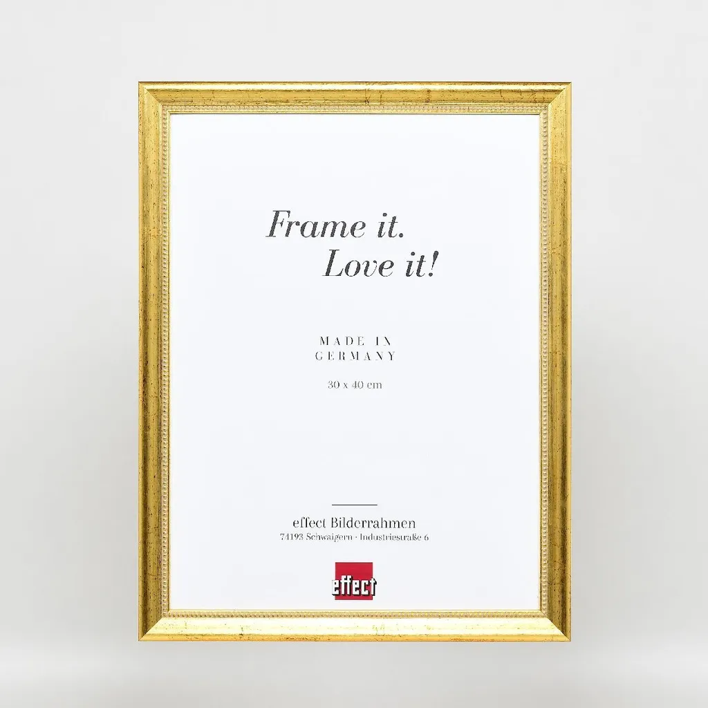 Cornice Oro A6 10,5x14,8 cm con Vetro Museo | Design Luxury Profilo 85 - 7