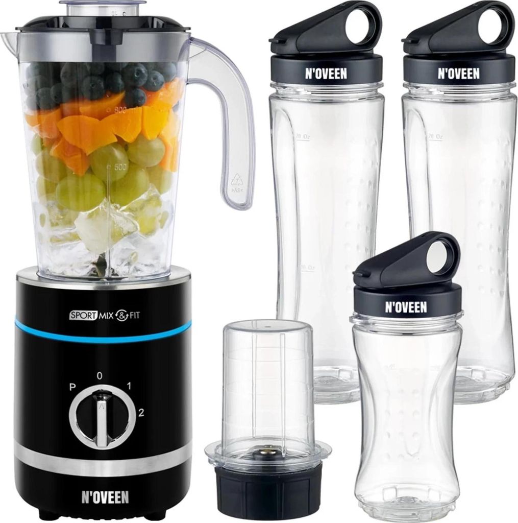 NOVEEN Noveen SB2000 0.8 L Blender sportowy 500 W Czarny, Zdjęcie produktu 