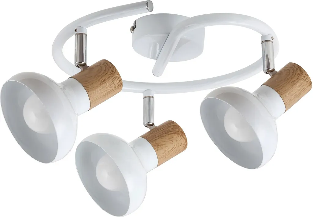 Plafonnier 3 Lumières E14 Blanc Rabalux Holly 5946 Luminaire Trio Chic