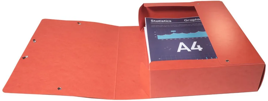 Boîte de classement Iderama Exacompta A4 80mm carton rigide assorti - 10