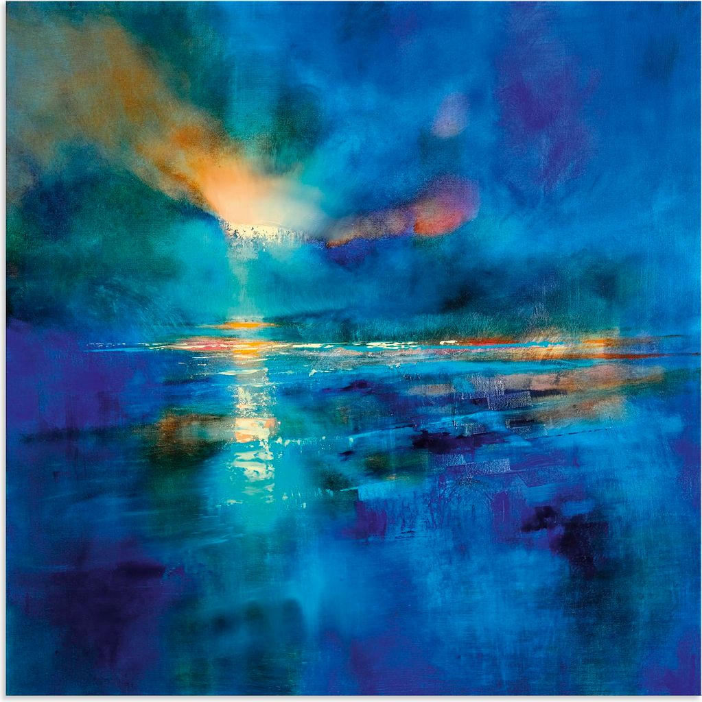 ARTland Wandbild Alu für Innen & Outdoor Island Größe: 70x70 cm