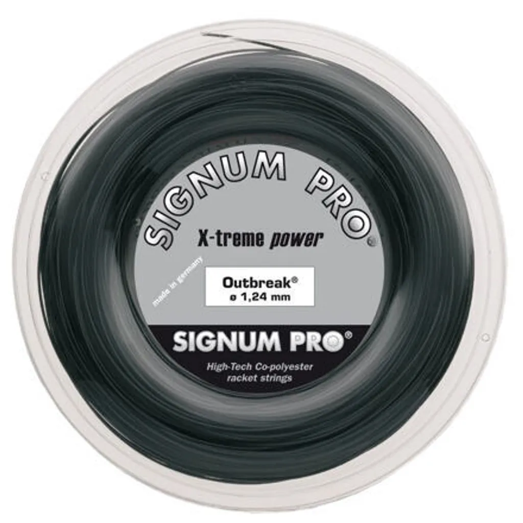 Signum Pro Outbreak cordage tennis souple 1.24mm bobine 200 mètres