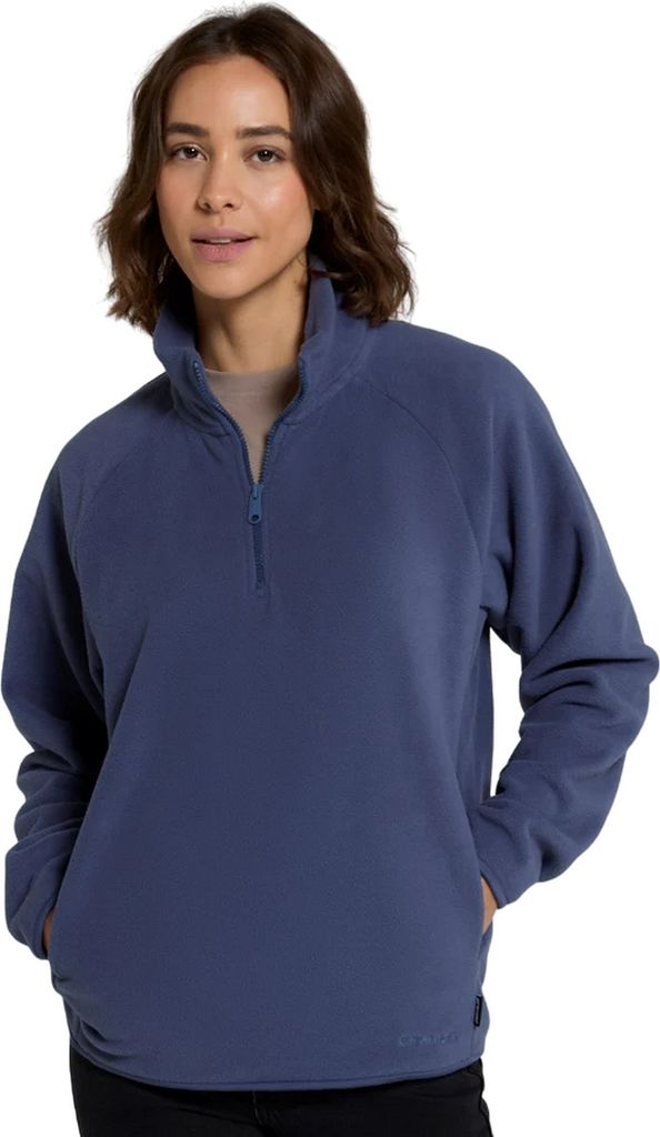 Animal - "Stockholm" Fleece-Oberteil mit halbem Reißverschluss für Damen MW3646 (40 DE) (Marineblau)