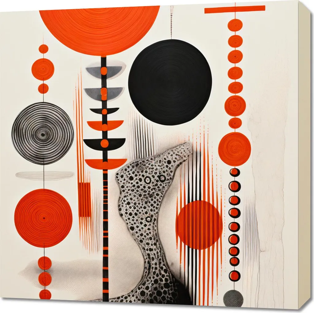 Quadro 70x70 cm Contrast Cosmo