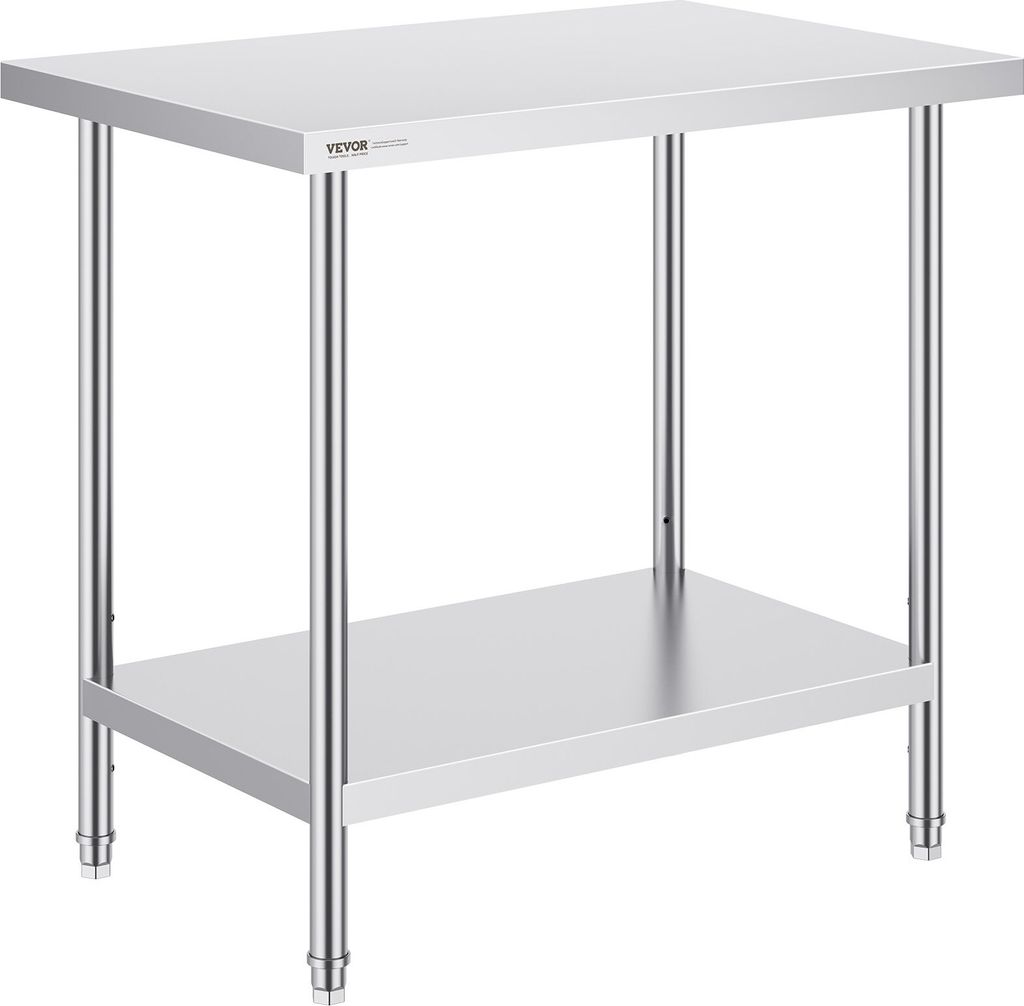 Arbeits- und Vorbereitungstisch Gewerblicher Arbeitstisch 610x914x864mm