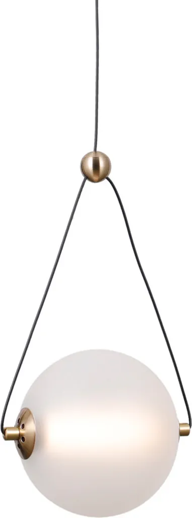 Lampada Rastia Italux Oro 6W LED: Eleganza in Vetro Opalino per Cucina