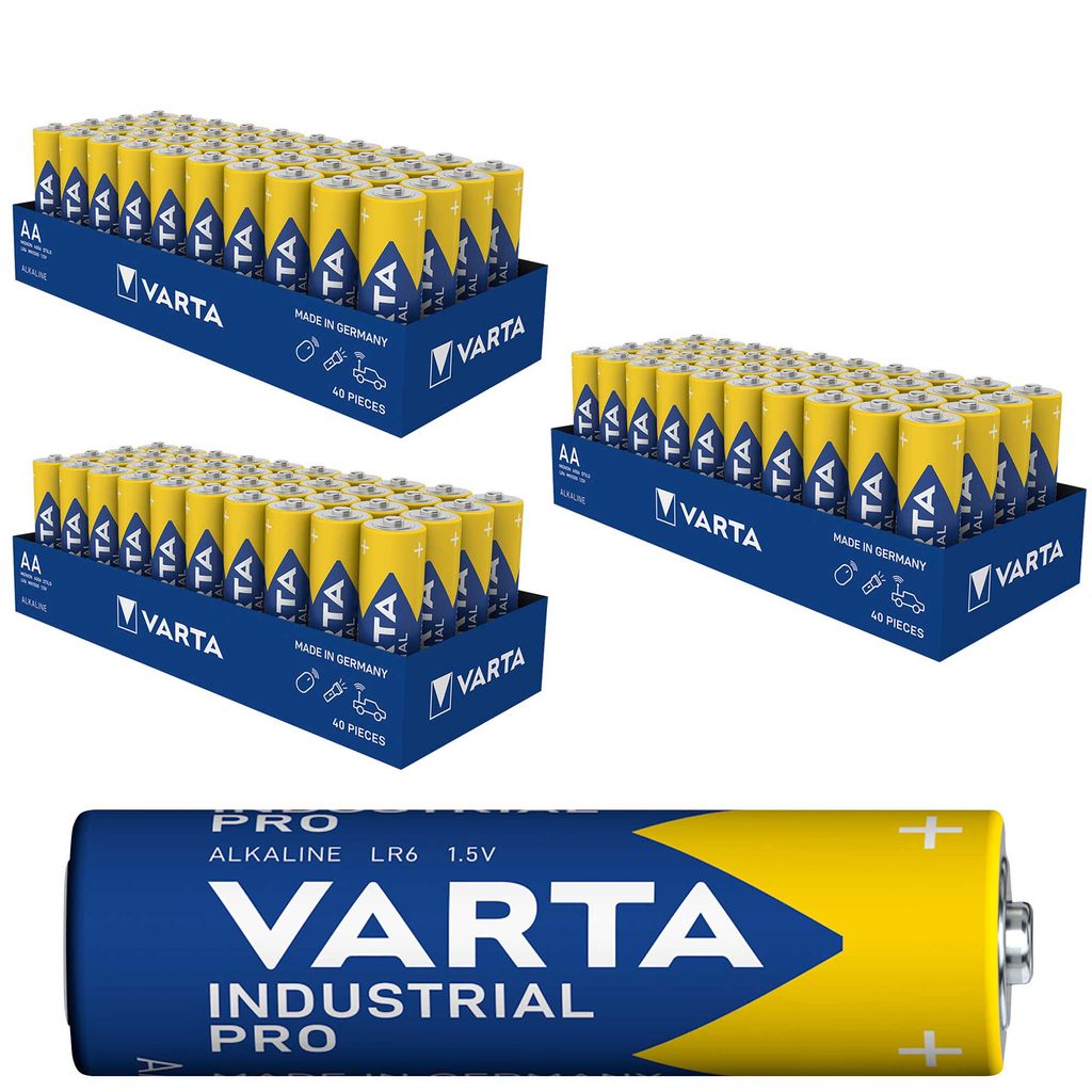 VARTA Batterien AA 80  Stück Industrial Pro 4006 MIGNON 