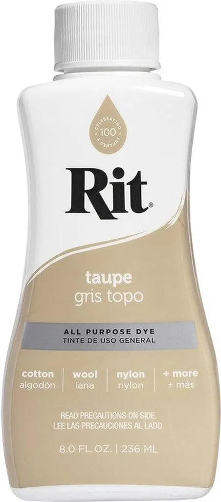 Rénover vos vêtements avec la teinture taupe pour fibres de 236ml