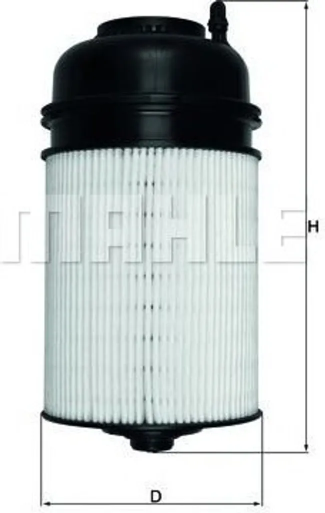 Filtre à carburant MAHLE KX 224/17D pour MERCEDES-BENZ ACTROS MP4 MP5