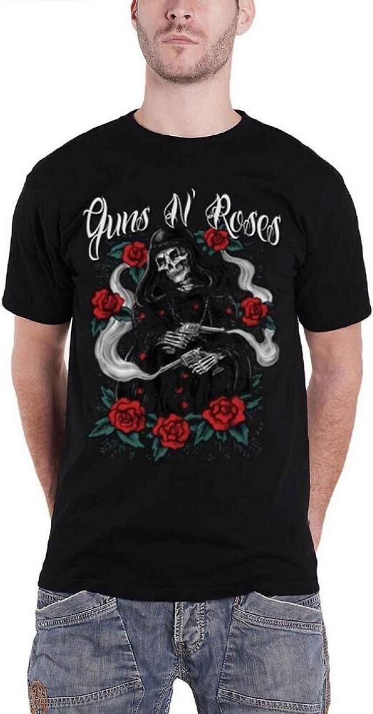 Guns N Roses - "Reaper" T-Shirt für Herren/Damen Uni RO1314 (L) (Schwarz)